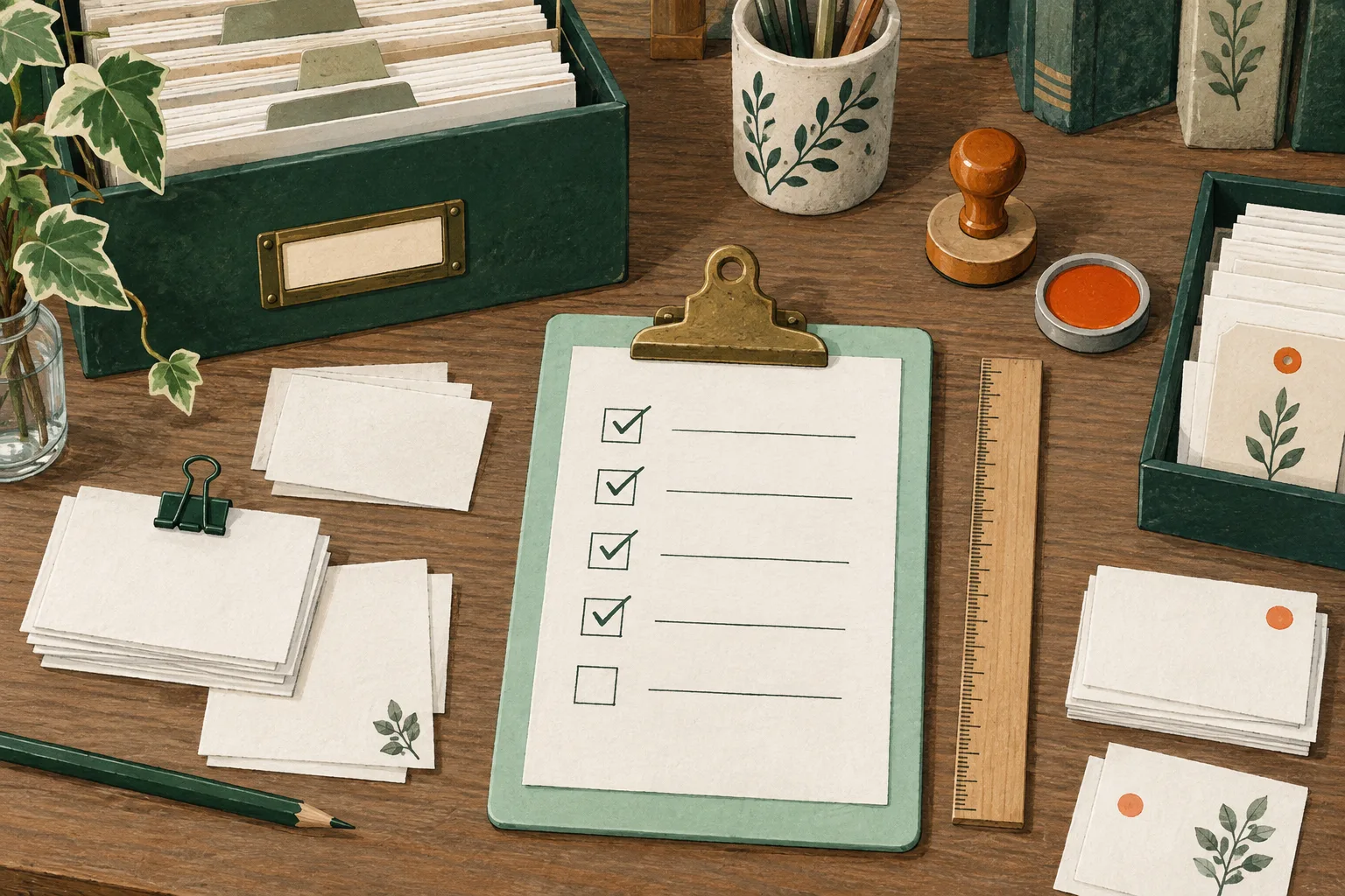 Checklist papier de controle avant une modification de prix Shopify