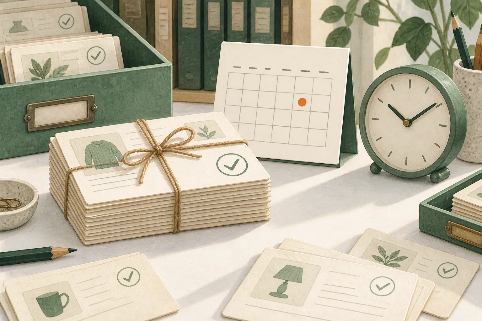 Calendrier et fiches approuvees pour planifier une tache Shopify