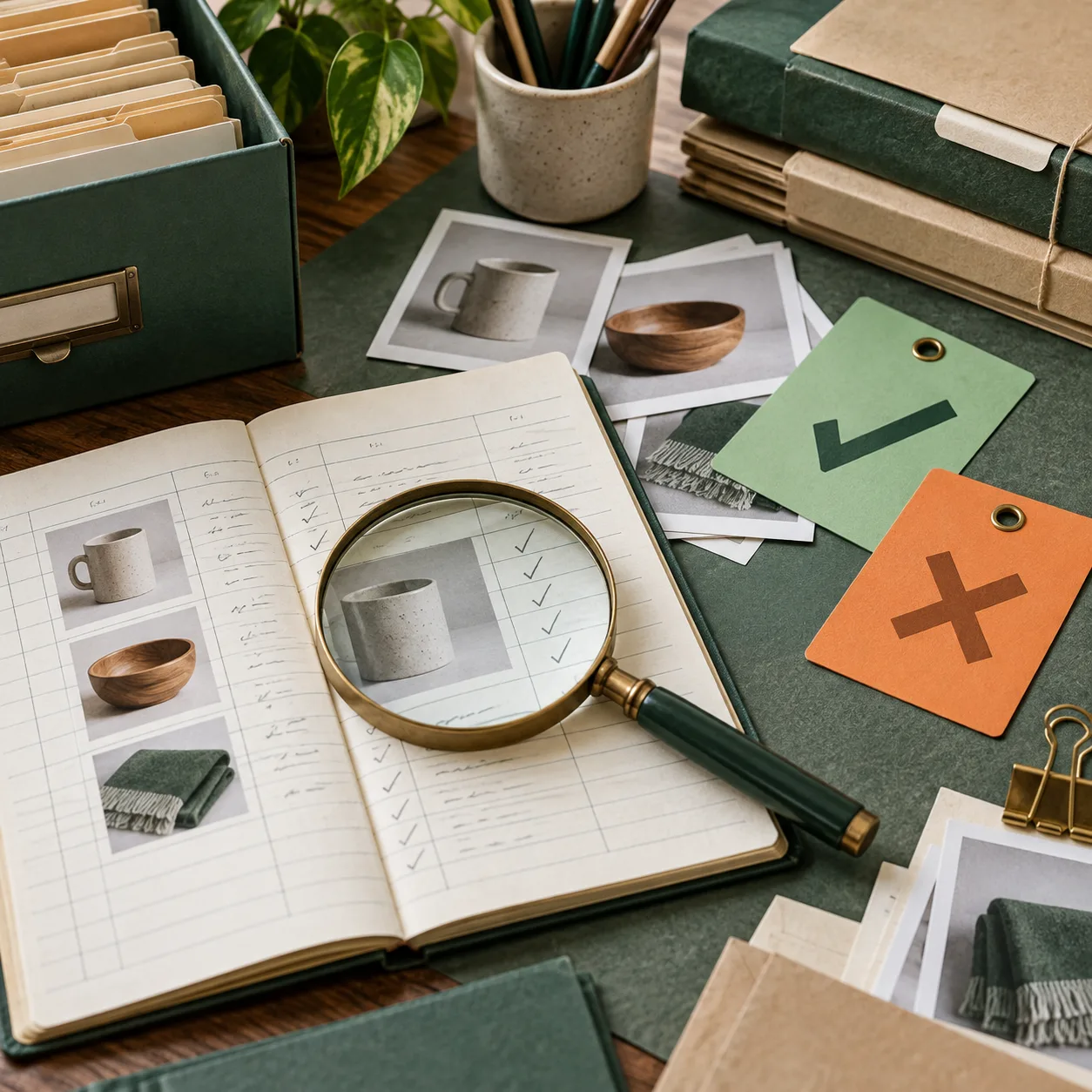 Journal de verification avant une modification de catalogue