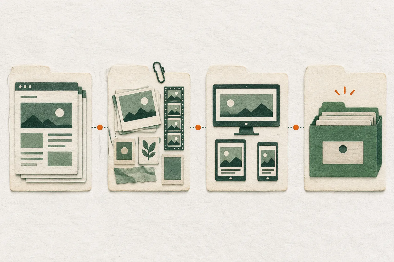 Les quatre etapes d une copie statique Framer