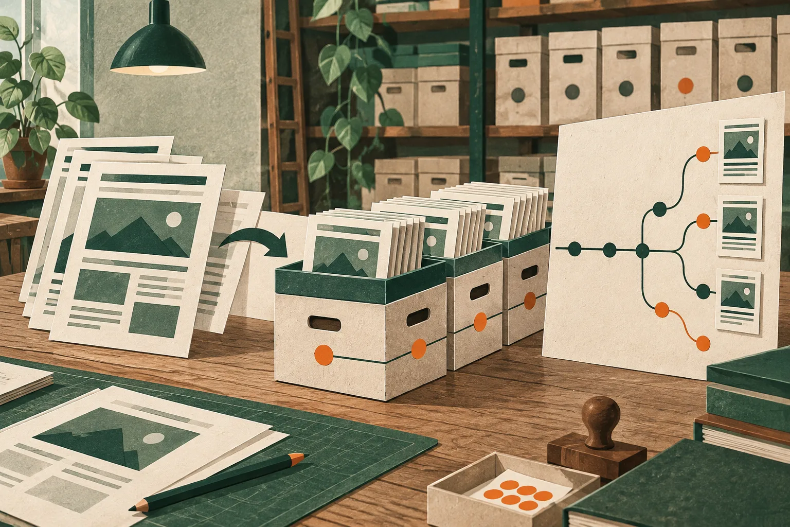 Archives versionnees pour le deploiement d'un site statique