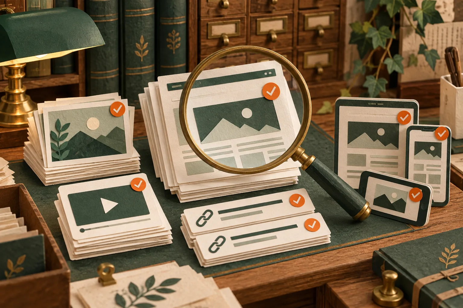 Checklist visuelle pour vérifier un site statique Squarespace