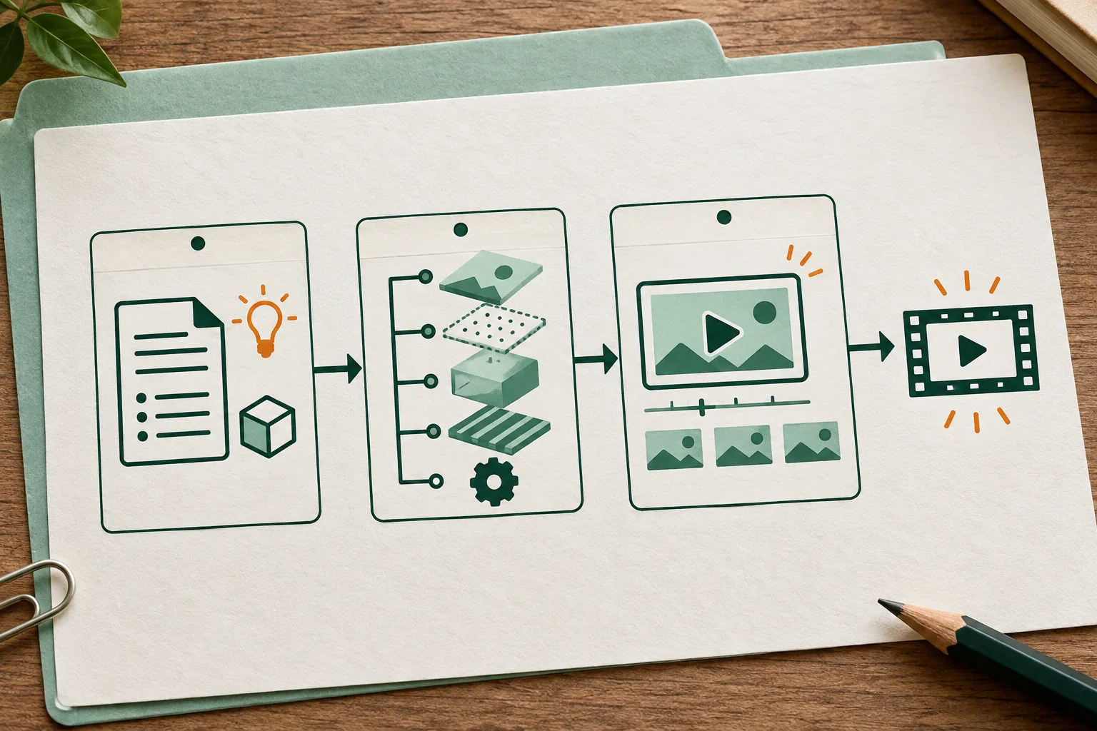 Dossiers archives comparant deux workflows de bande-annonce SaaS