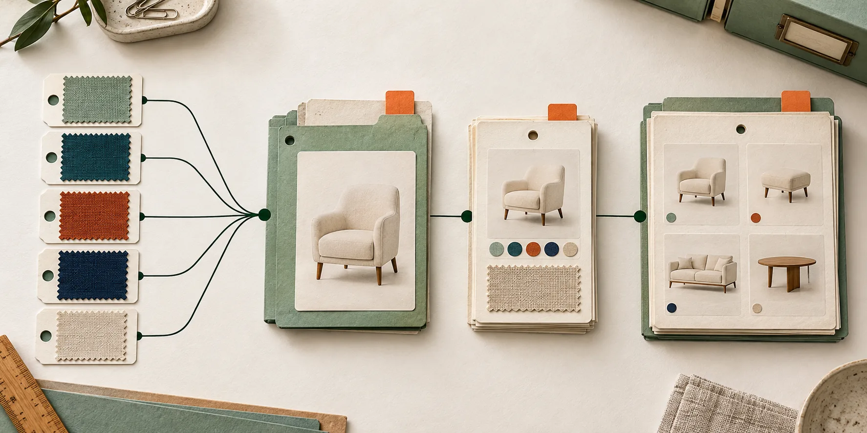Source unique de couleurs reliant une famille produit a ses fiches Shopify