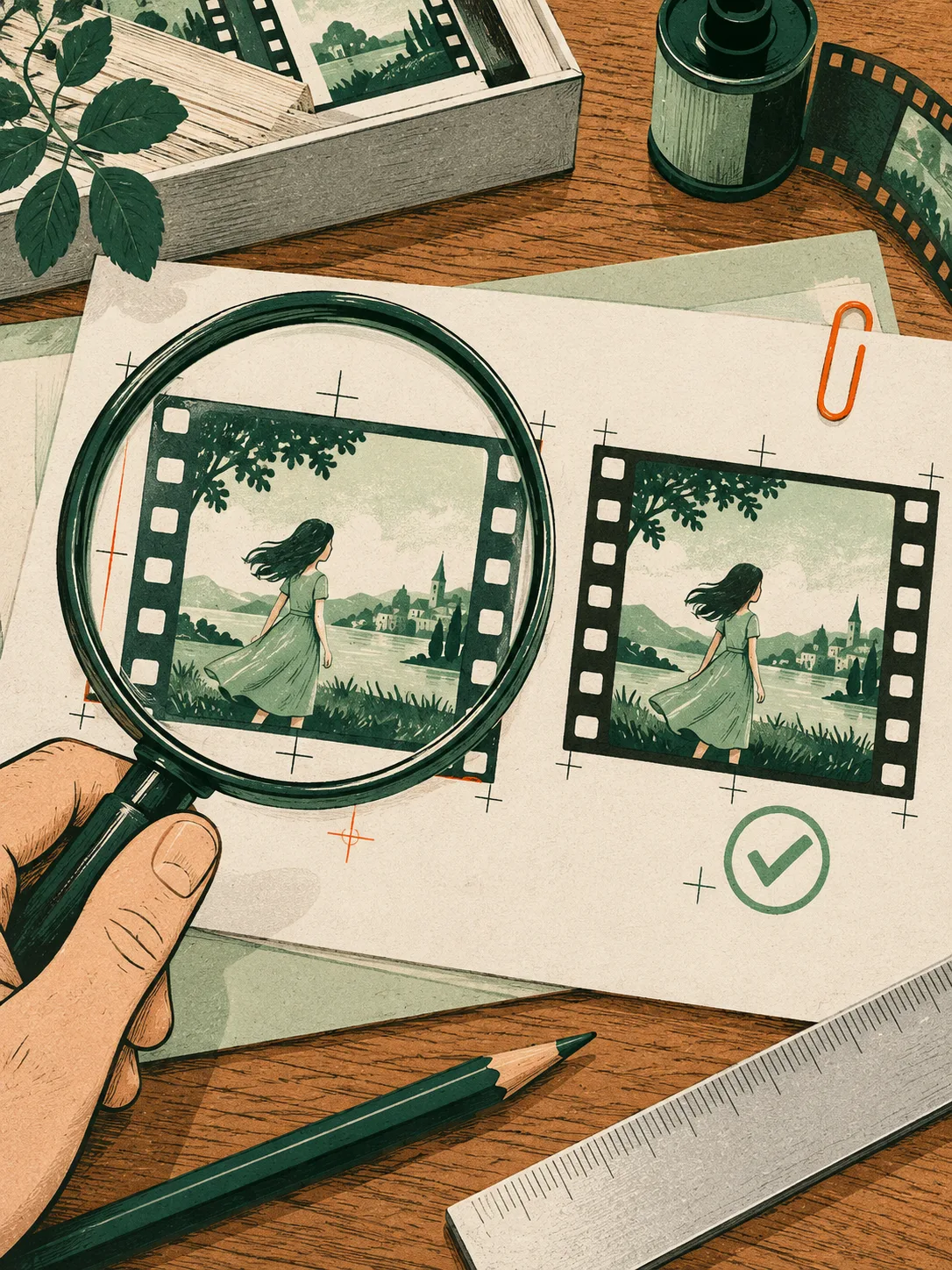Contrôle visuel de cadres vidéo avant validation